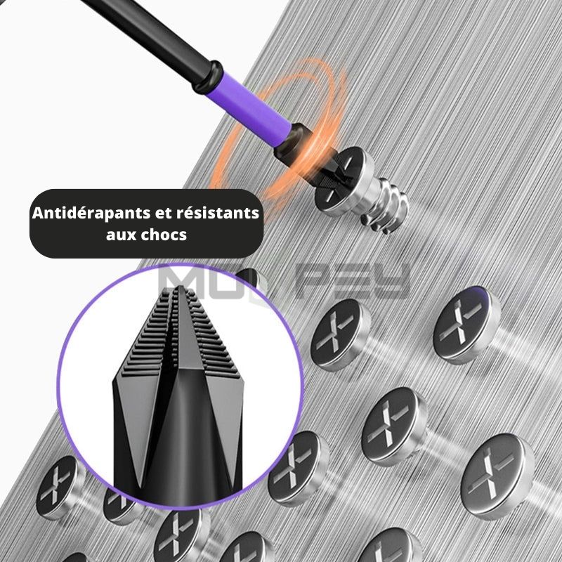 Magnetické šroubovací bity PH2 - protiskluzové, nerezavějící a velmi odolné (25-150 mm)