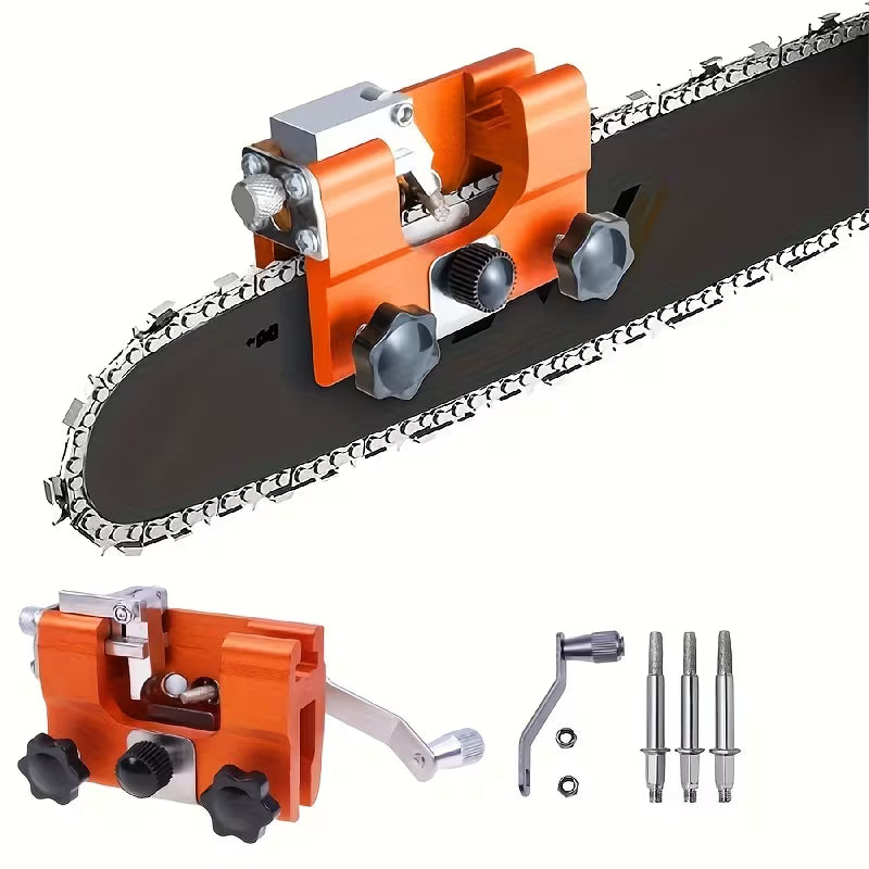 Kettingzaag-slijpset (3 koppen)