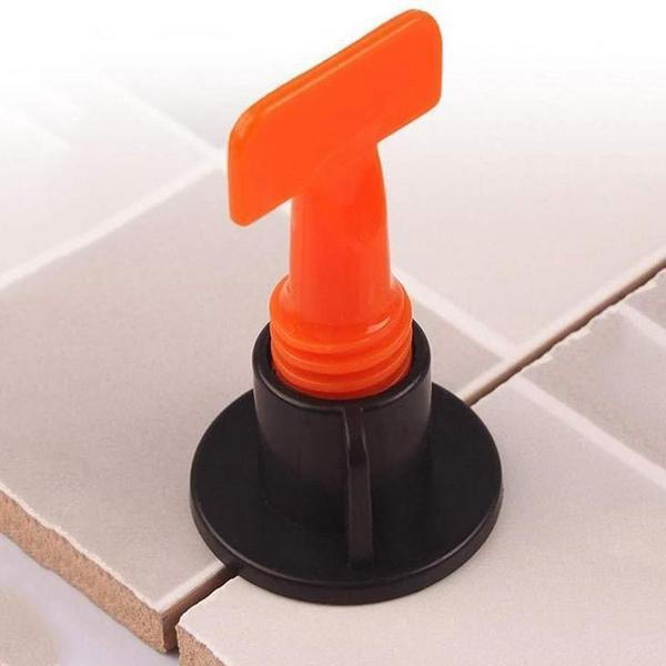 Kit de nivelamento de azulejos reutilizável - Alinhamento perfeito dos azulejos (50 peças)